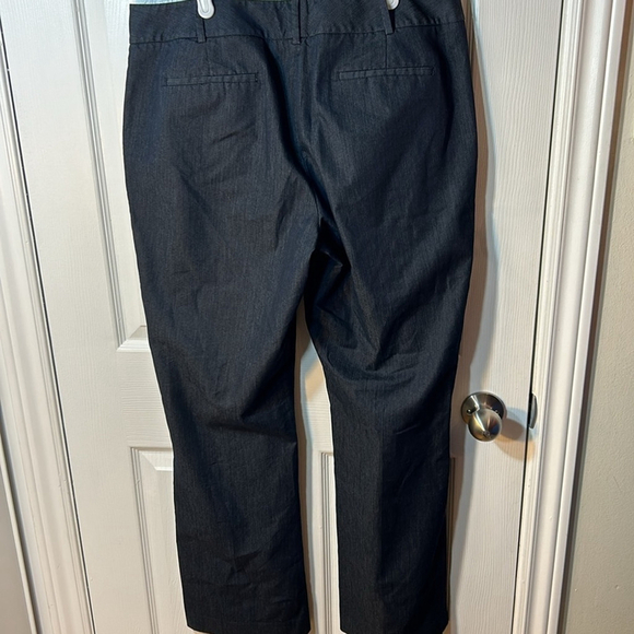 Size 14 Talbots signature cotton blend gray dress pants - Picture 6 of 7